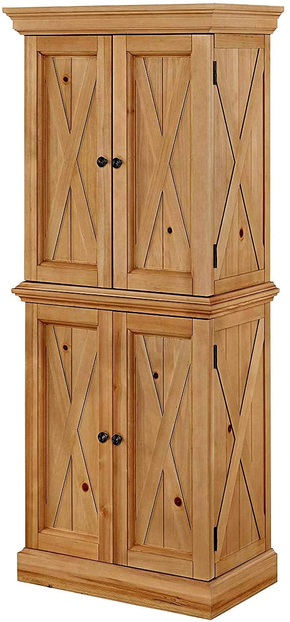 Farmhouse Kitchen Cabinet With Double Doors With Adjustable Shelves Honey Finish Country Rustic Tall Large Wooden Standing Utility Food Pantry Cabinet Ebook By Easy Fundeals Amazon Co Uk Kitchen Home